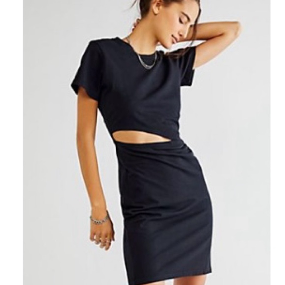 LNA (purchased from free people online) Black Cutout Dress Small